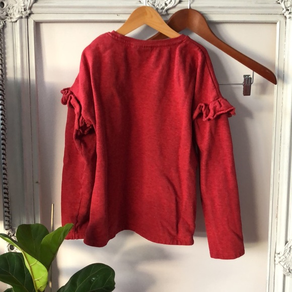 13-14yr Ruffle sleeves sweatshirt - Picture 3 of 3